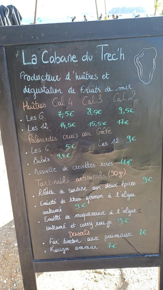 La Cabane du Trec'h - Menu Image 1
